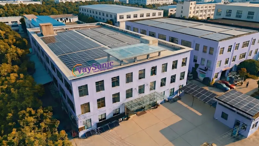 Aerial view of our own manufacturing base